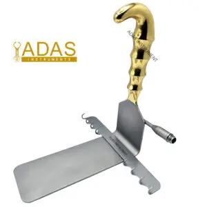 Saldanha Abdominal Retractor | 4 & 8 Prong Fiber Optic Options