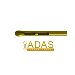 Spatula liposuction cannula Dual Port fix handle