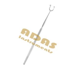 Fomon Ball End Retractor | 2 Blunt Prongs | Rhinoplasty Instrument