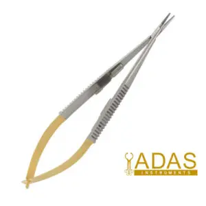 Castroviejo Needle Holder – Tungsten Carbide (TC) & Diamond Dust Tips