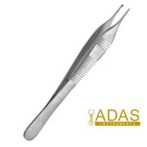 Micro Adson Tissue Forceps – German Stainless Steel – Ultra-Fine 1mm Tips