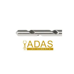 Candy Cane Liposuction Cannula – 3 Spiral Ports & German Stainless Steel