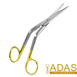 Cottle Dorsal Scissors – Angled Rhinoplasty Scissors with TC & Ceramic Coating, German Stainless Steel