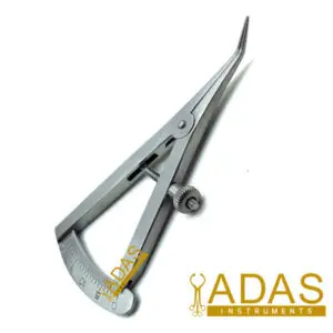 Castroviejo Caliper 20mm – German Stainless Steel Surgical Measuring Instrument
