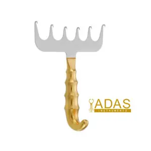 Yancoskie Abdominoplasty Retractor | 6 Offset Sharp Prongs 150mm Wide