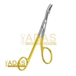 Gillies Needle Holder Tungsten Carbide Curved – 6-1/4″ Scissor Driver