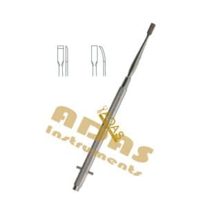 Freer Septum Chisel | Straight and Curved 4mm Tip | Rhinoplasty Tool