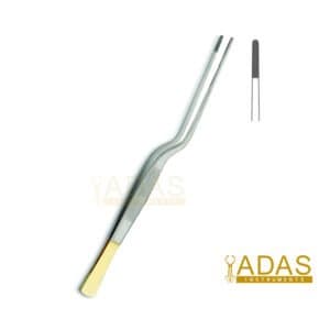 Cushing Bayonet Forceps – Tungsten Carbide (TC) Jaws – 19cm (7 1/2″)