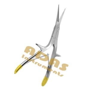 Gorney Turbinate Scissors Angled | Tungsten Carbide Jaws | 21cm